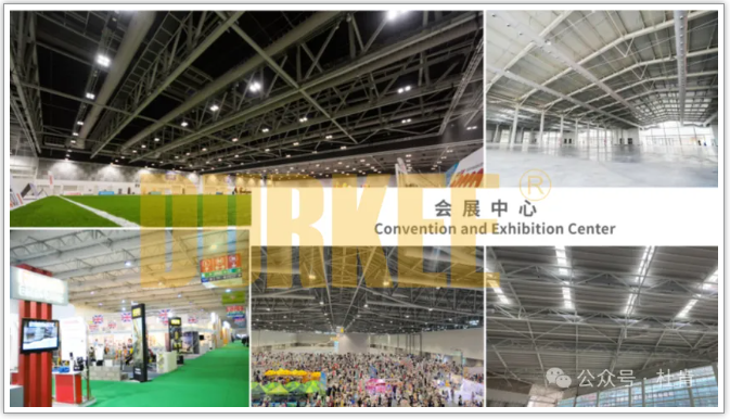 币游国际柔性风管利用在会展中心